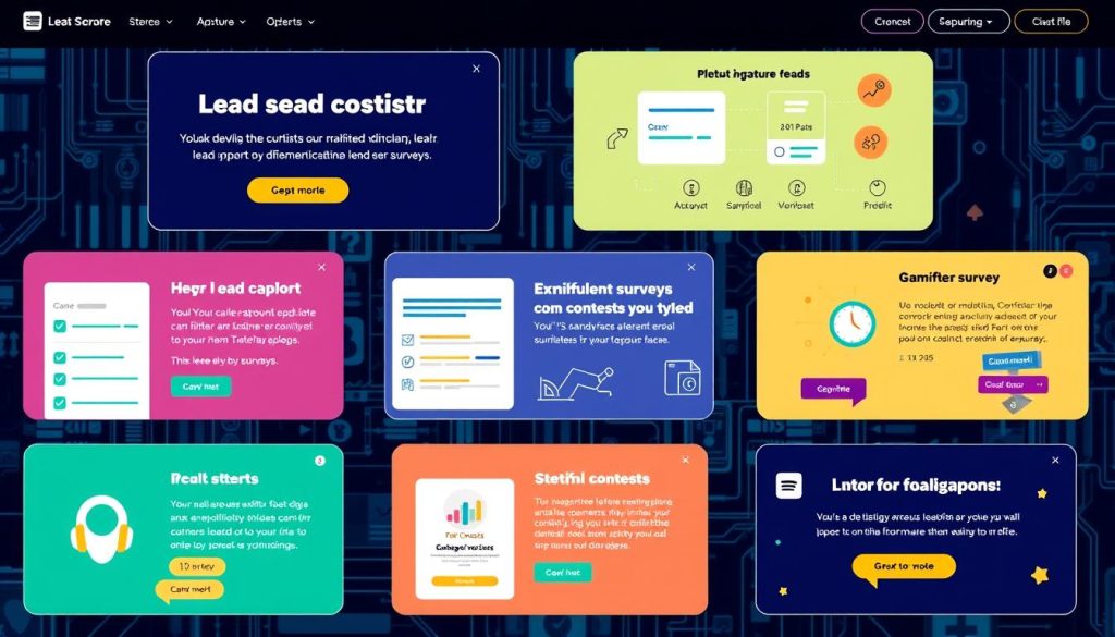 interactive lead capture tools