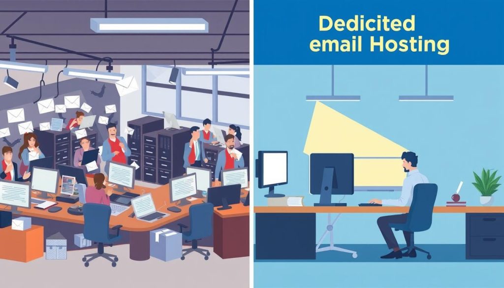 shared vs. dedicated email hosting