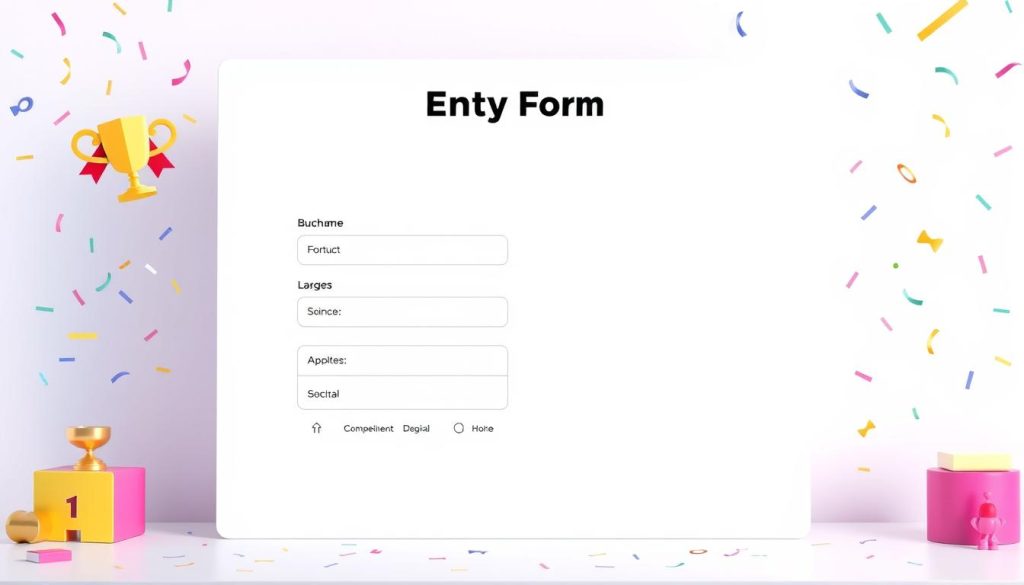 user-friendly entry forms