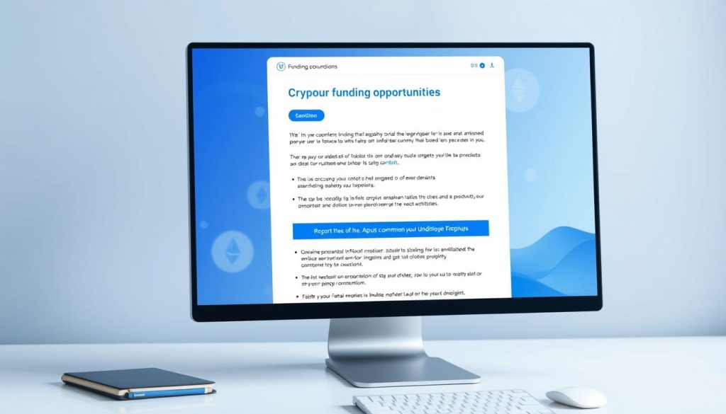 Cryptocurrency funding opportunities email structure