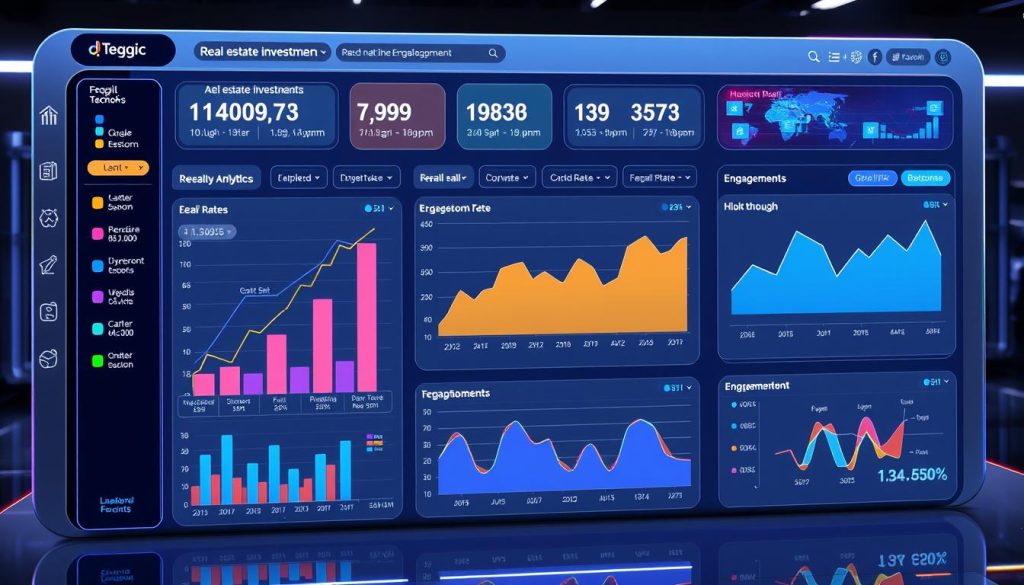 Email analytics dashboard for real estate investment