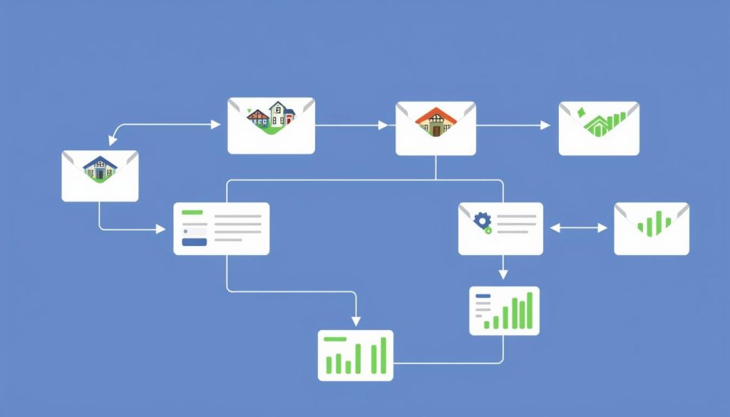 Email sequence design for property investment