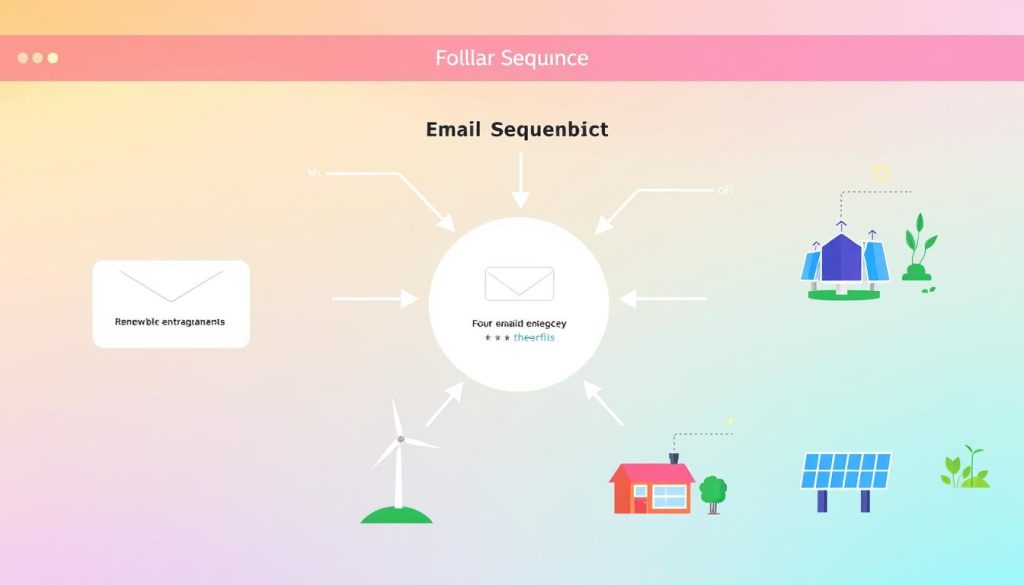 Email sequence strategy for renewable energy grants