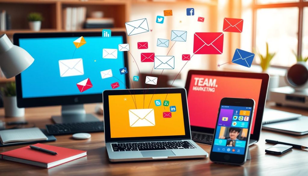 Multi-touch email marketing strategy