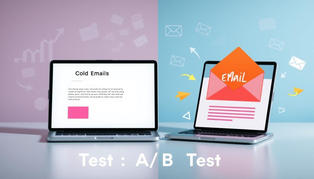 A/B testing cold emails