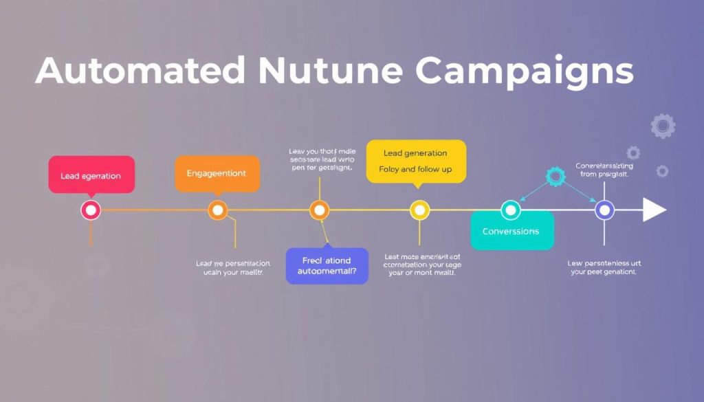 Automated nurture campaign timeline