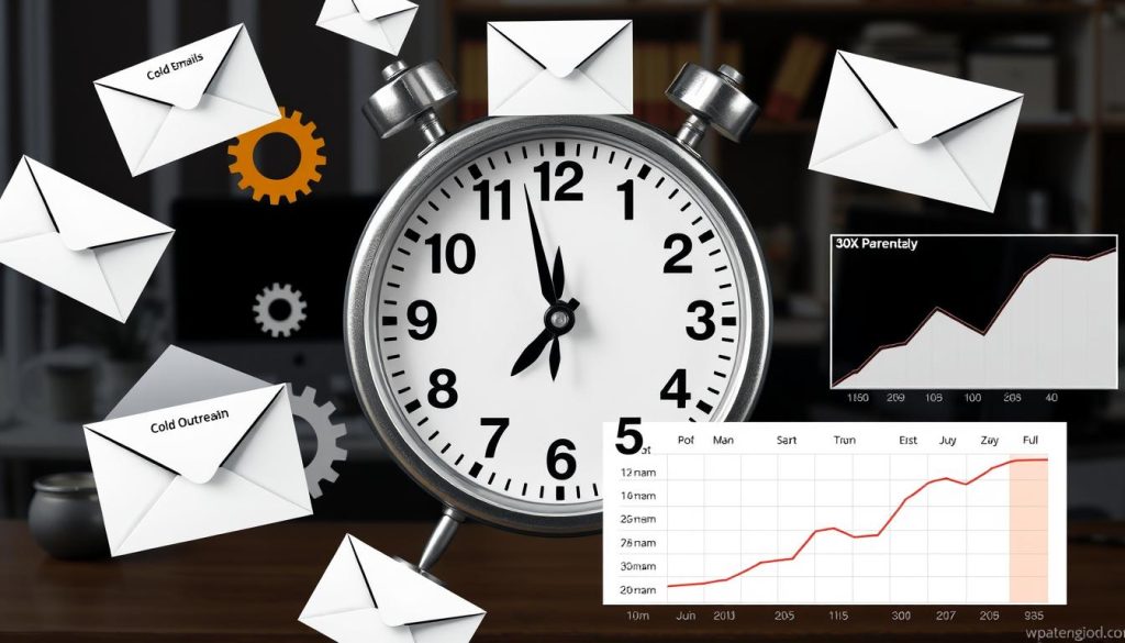 Cold email timing strategies