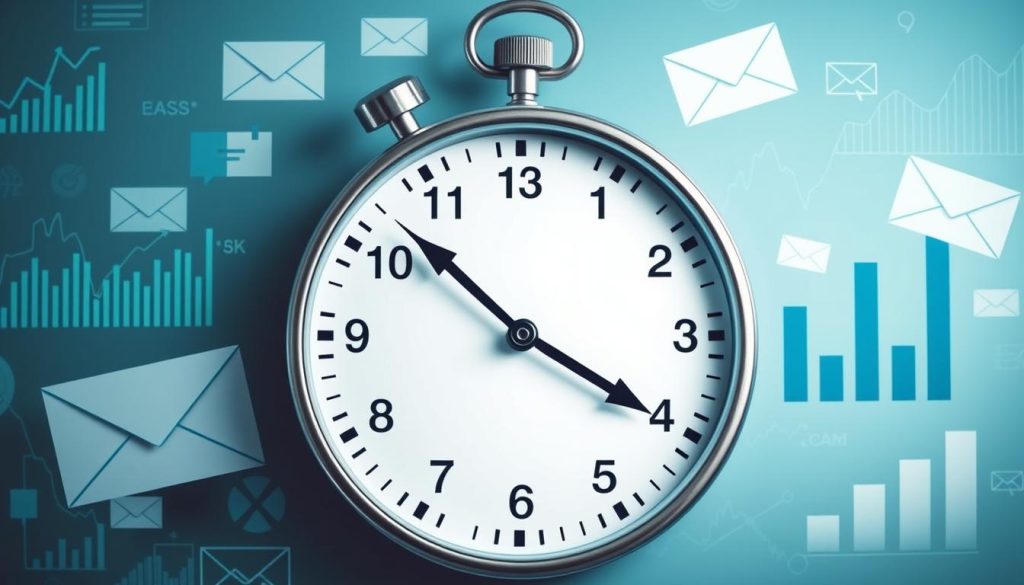 Cold email timing strategy