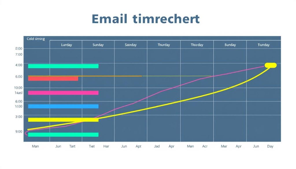 Email timing chart