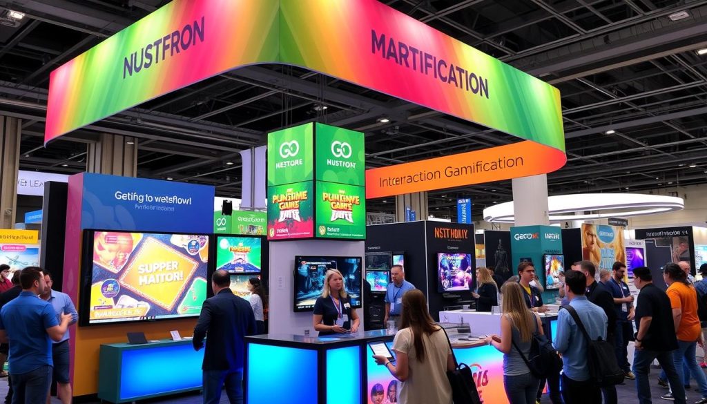 Gamification for trade shows