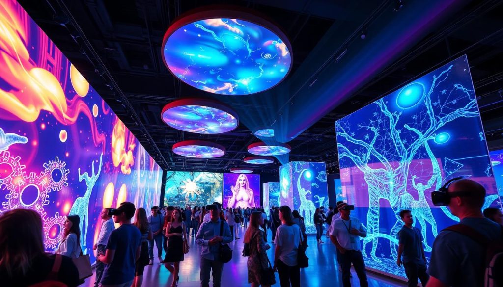 Immersive technology in exhibitions