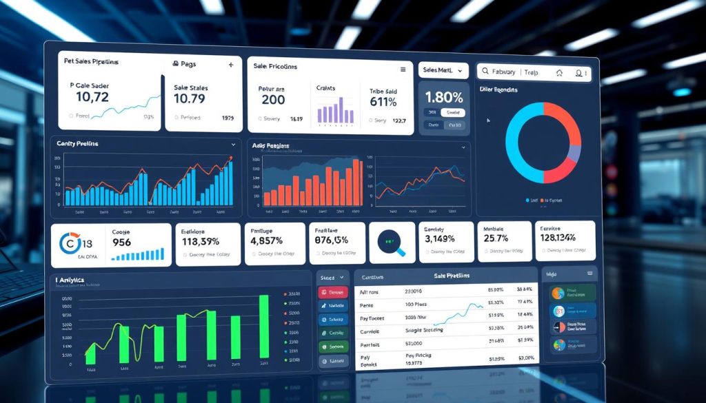 Sales pipeline analytics dashboard