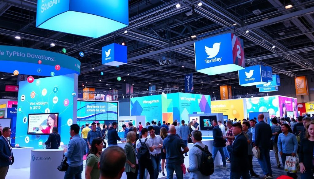 Trade show marketing social media campaign