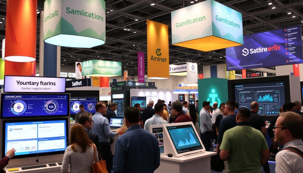 Tradeshow gamification data collection