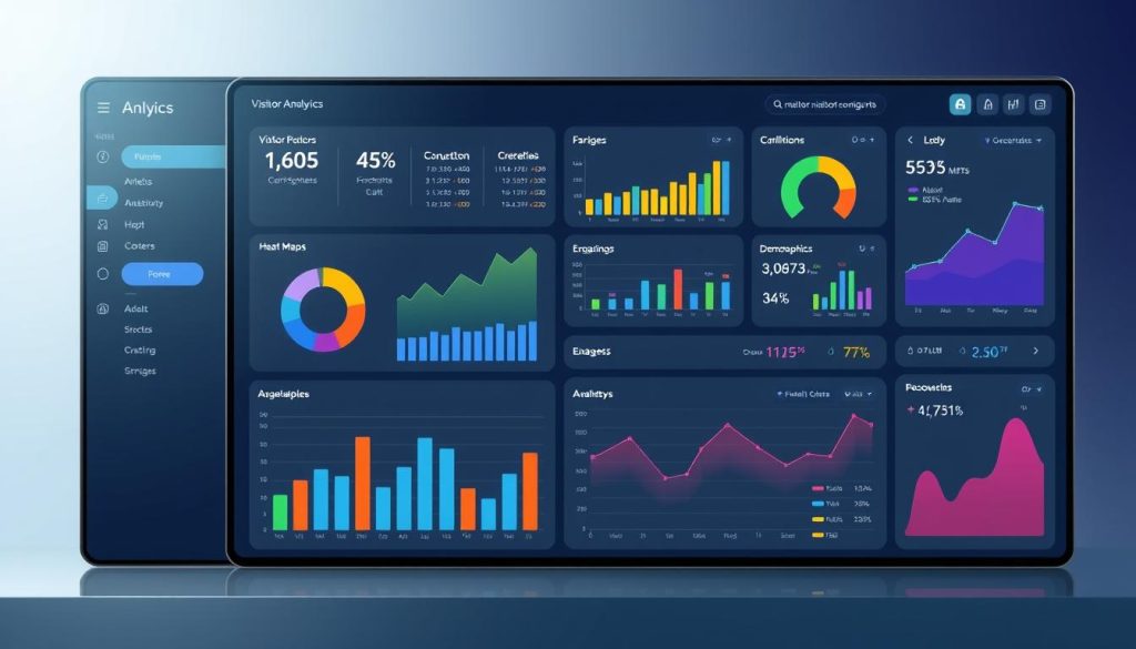 Visitor Tracking Software analytics dashboard