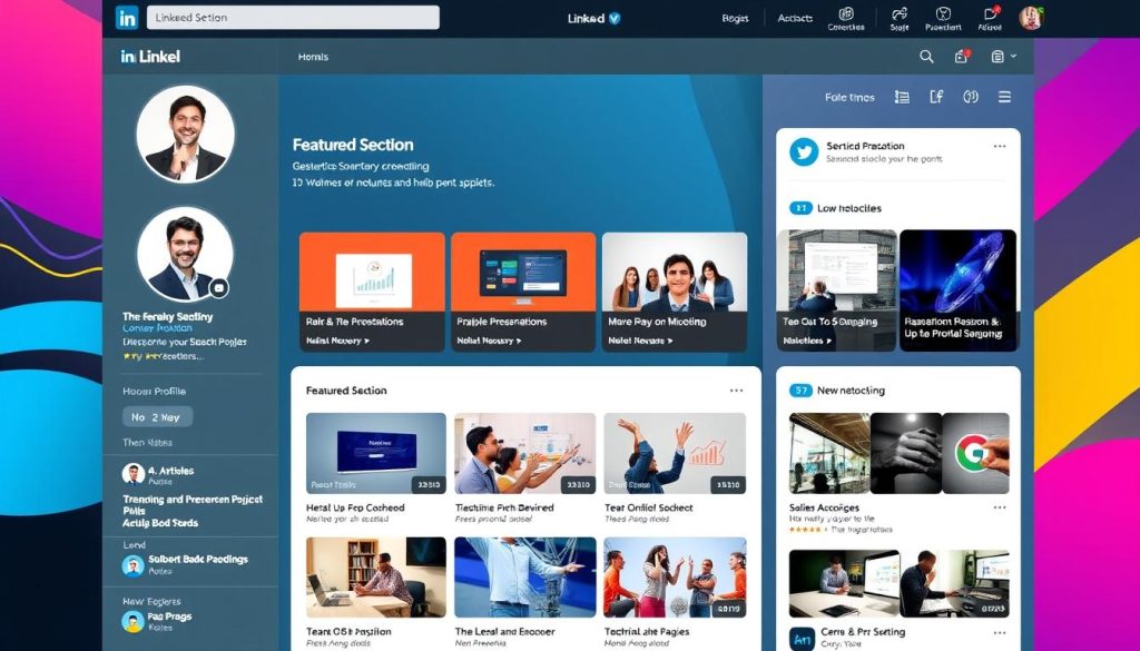 LinkedIn Featured Section